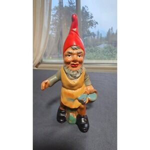 9inch Vintage Gnome Made In Germany By Heissner Coo.#161